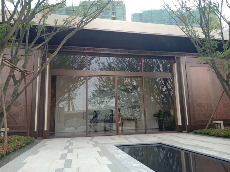 青特地產?悅海府營銷中心 超高平移感應門