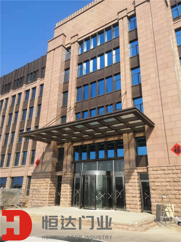 中國外運（上合）智慧物流園豪華型兩翼自動旋轉門